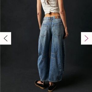 FP good Luck Barrel Jean